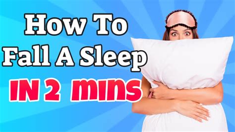 How To Fall A Sleep In 2 Minutes💤 Youtube