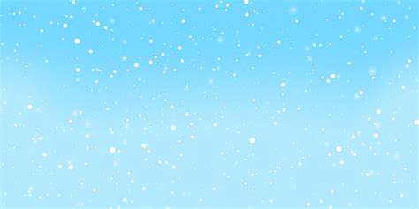 Premium Vector Blue Snow Background Winter Sky White Snowflakes