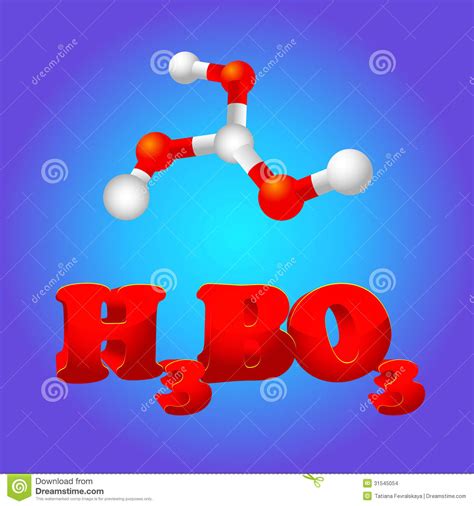 Boric acid is a weak, monobasic lewis acid of boron. Formula Of Boric Acid With Molecular Model Stock Images ...