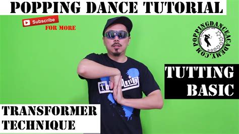 Popping Dance Tutorial Tutting Basic Transformer Technique Youtube