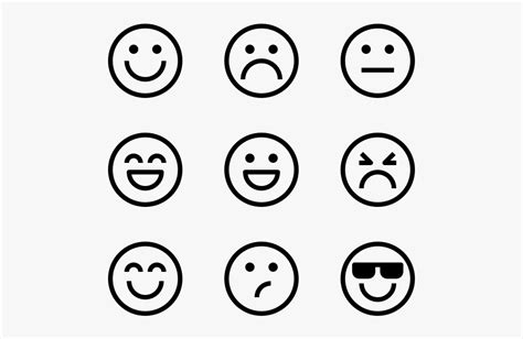 Clip Art Emotion Faces Images Emotions Black And White Png Free