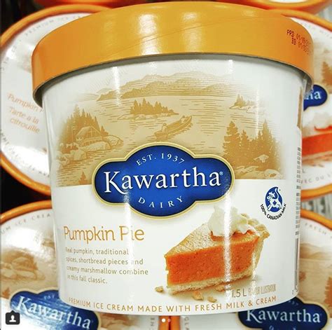 Kawartha Dairy Pumpkin Pie Ice Cream Canada Pumpkin Pie Ice Cream