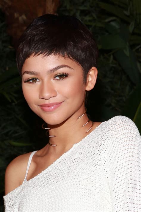 New York Fashion Week Zendayas Pixie Cut