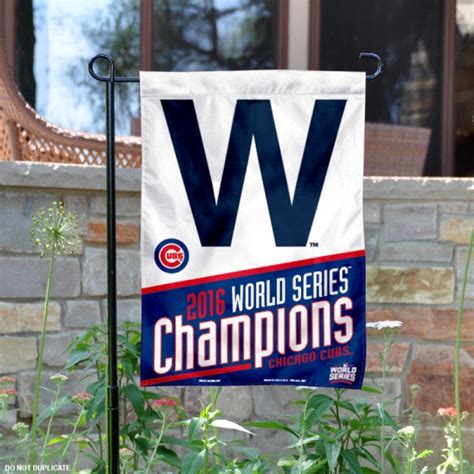 Chicago Cubs World Series Champs Garden Flag Your Chicago Cubs World