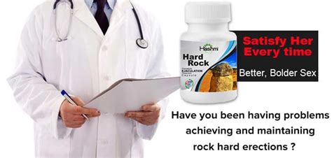 Natural Remedies For Erectile Dysfunction ~ Rock Hard Erection With Hard Rock Capsule