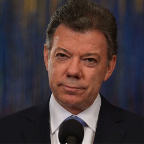 Juan Manuel Santos Calderón Presidente De Colombia Hace Presencia En