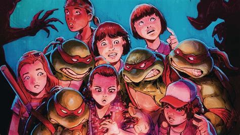Tmnt X Stranger Things Brings Best Of Both Worlds In New Crossover