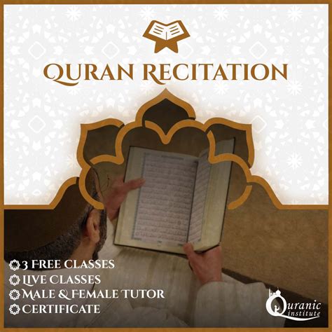 Quran Recitation Course Quranic Institute
