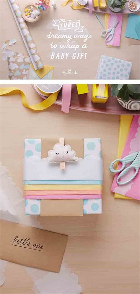 Maybe you would like to learn more about one of these? Easy and so very sweet: Three dreamy baby gift wrap ideas ...