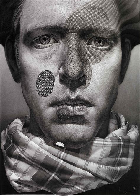 Unique pieces, artist made, bold creations, elegant designs Experimental Self-Portraits by Artist Ian Ingram ...