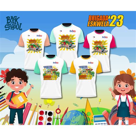 Brigada Eskwela 2023 Customized Shirt Shopee Philippines