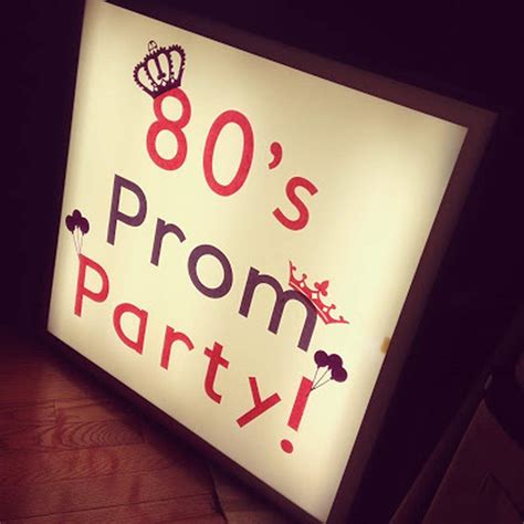 80s Prom Party Birthday Party Ideas Photo 5 Of 21 Catch My Party