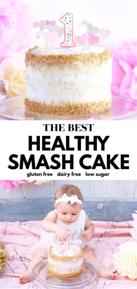 Healthy Smash Cake Recipe 1st Birthday Nutrition In The Kitch