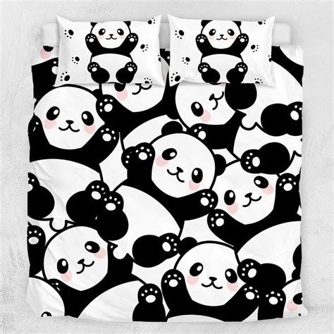 Kids Sleeping Panda Cotton Bedding Set Bedding Sets Collection