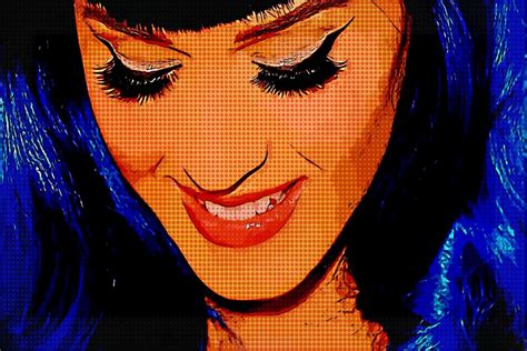 Cartoon Woman Celebrity Katy Perrypop Tdm256 Custom Canvas Fabric