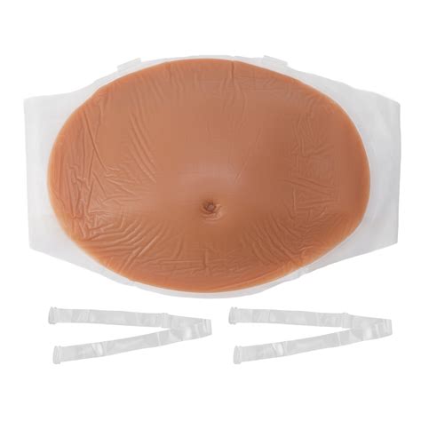 Fake Pregnancy Belly Silicone Breathable Elastic Artificial False Pregnant Tummy Props For Stage