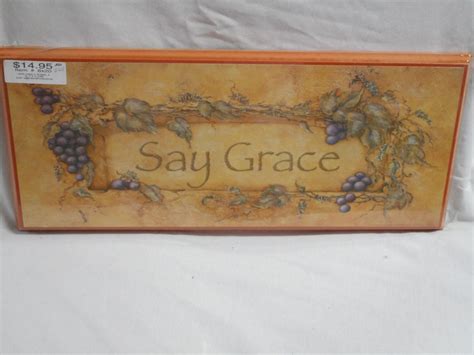 Say Grace Sign Etsy Grace Sign Etsy Grace Print