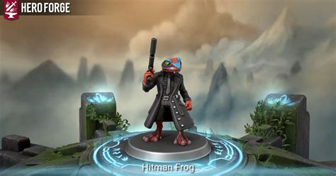 Hitman Frog Made With Hero Forge