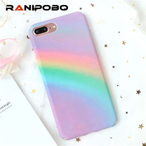 Colorful Rainbow Gradient Phone Case For Iphone 6 6s 6 Plus 6s Plus 7