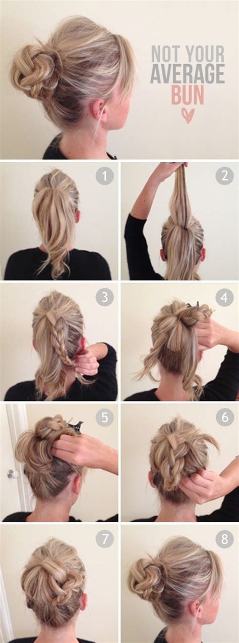 All about women's things: messy hair bun