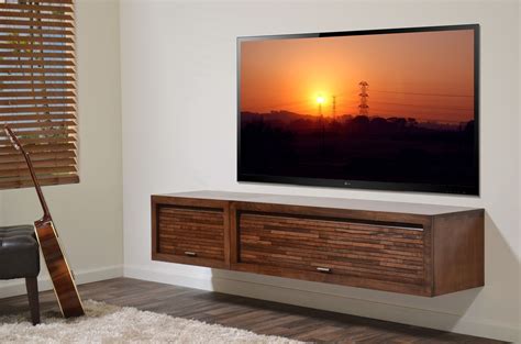 Tv stands & entertainment centers : Floating TV Console Hanging Entertainment Center - ECO GEO ...