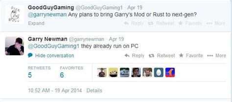 Garry Newmandeveloper Of Gmod And Rust Dishing It Out Pcmasterrace