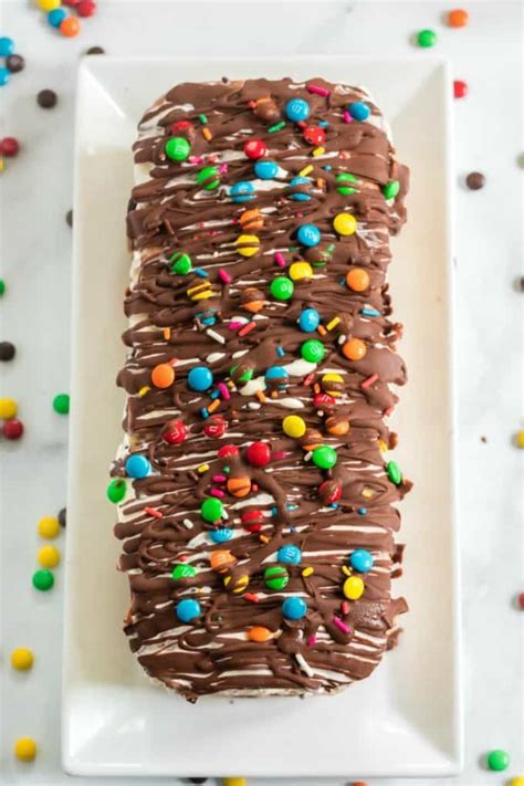 Goldilocks polvoron flavors — classic, peanut, ube, cashew, pinipig, coffee crumble. Easy Ice Cream Cake slice on a plate | Easy ice cream cake ...