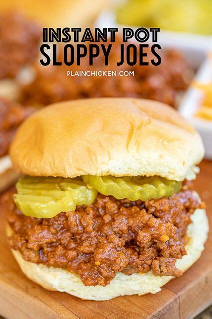 Instant Pot Sloppy Joes Seriously Delicious Hands Down The Best