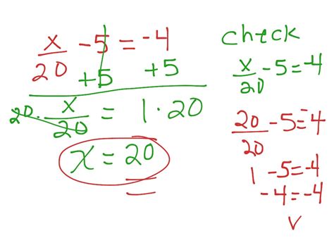 Like we solve any equation. ShowMe - solving two step equations with fractions