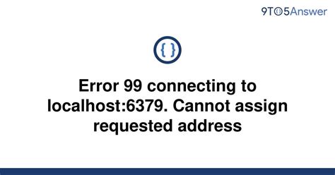 Solved Error Connecting To Localhost Cannot To Answer