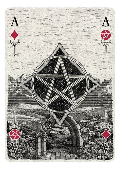 The ace of pentacles symbolizes new beginnings and could signify the start of a new relationship. Ace of Diamonds/Pentacles | Tatuagens de cartas, Cartas de ...