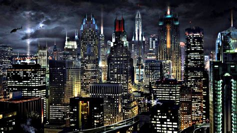 Gotham City Desktop Wallpapers Wallpaper Cave