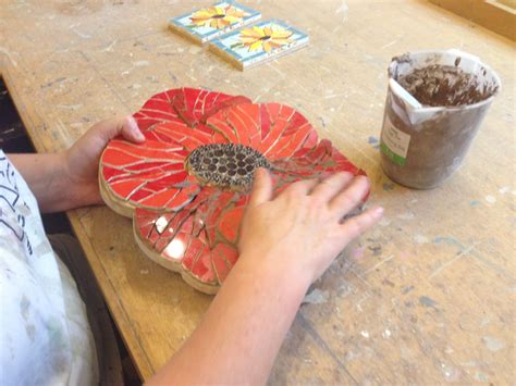 Felicity Ball Mosaics How I Made A Mosaic Poppy