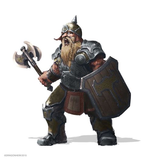 Dwarf Warrior For Dragonheim Rpg By Ortizfreelance D Ias V