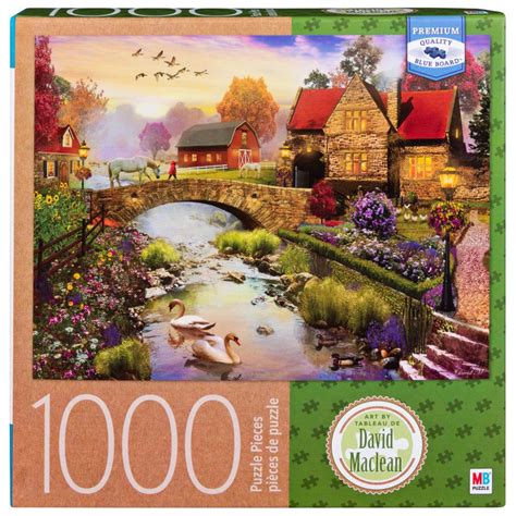 Spin Master Cardinal Games Artist David Maclean 1000 Piece Adult Jigsaw Puzzle Homestead