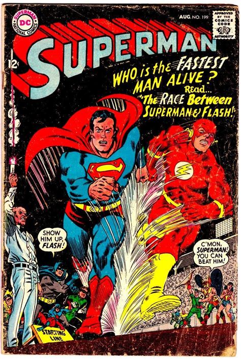 Superman 199 1st Series 1939 August 1967 Dc Comics Grade G Yoda