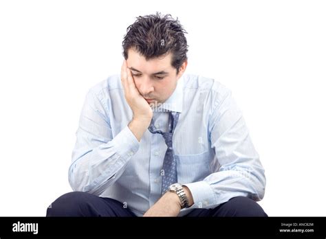 Disappointed Young Businessman Stock Photo Alamy