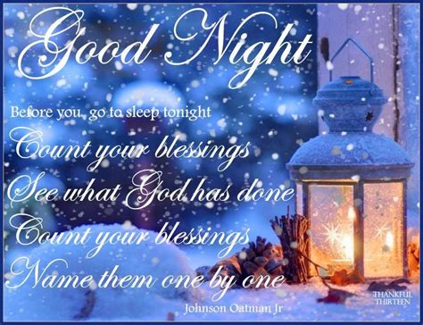 Winter Goodnight Blessings Quote Pictures Photos And Images For