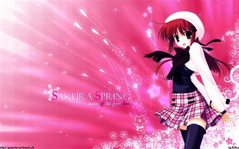 Anime Da Capo Pink Sakura Spring Hd Wallpaper Wallpaperbetter