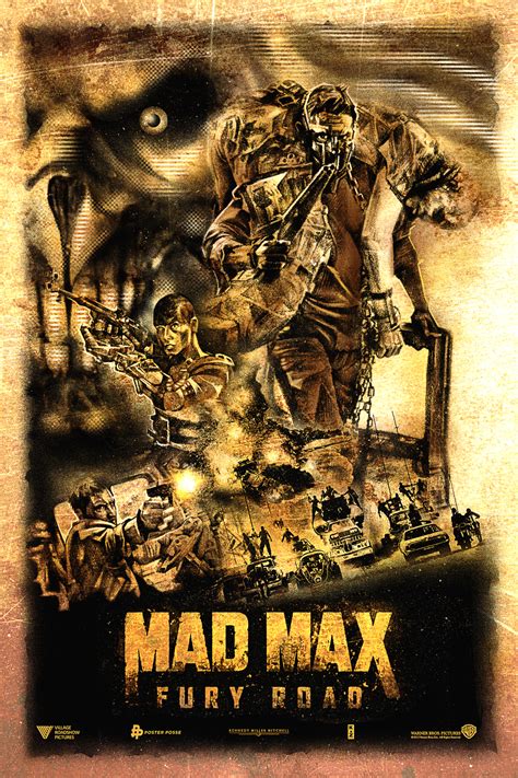Mad max is caught up with a group of people fleeing across the wasteland in a war rig driven by the. MAD MAX: FURY ROAD Poster Art Collection from Poster Posse ...