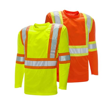 Long Sleeve Traffic Shirt With 4 Tape Acure Safety
