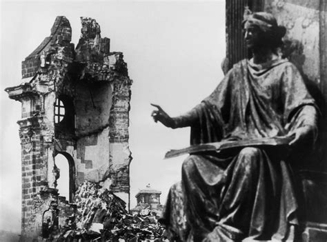 The 75th anniversary of the bombing of dresden should force us to understand that, unfortunately, as the roman statesman cicero said, in war, the law falls silent. Dresden Bombing Anniversary Photos Contrast 1945 ...