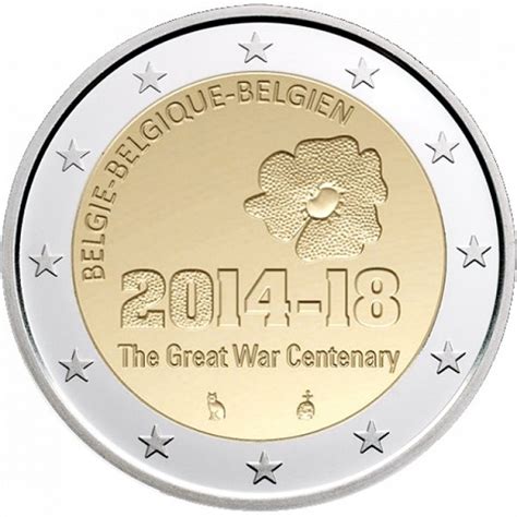 Buy Belgium 2 Euro 2014 The Great War Centenary