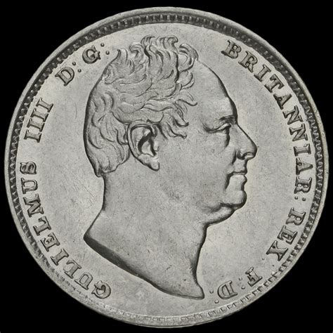 1831 William Iv Milled Silver Sixpence Aef