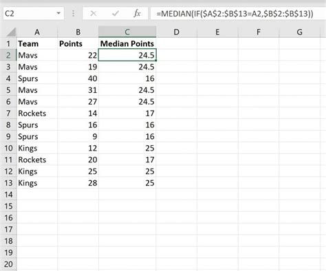 Excel How To Calculate The Median In A Pivot Table Statology