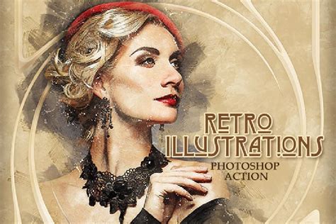 42 Best Photoshop Illustration Actions From Photo To Illustration