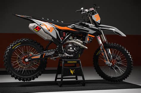 You're looking for a bike, then you've come to the right place! KTM dirt bike graphics - Boost Black - OMXGraphics