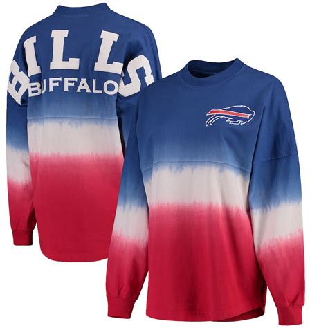 Buffalo Bills Nfl Pro Line By Fanatics Branded Women S Spirit Jersey Long Sleeve T Shirt Royal