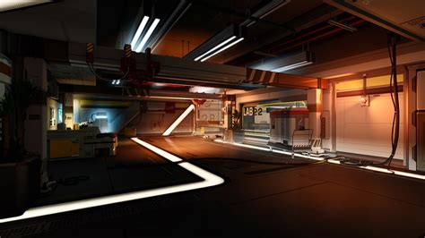 Wallpaper Video Games Architecture Cyberpunk Room Futuristic