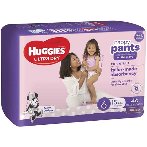 What's even worse is that my baby is getting rashes due to this. Huggies Ultra Dry Nappy Pants Size 6 Girls 46 pack ...